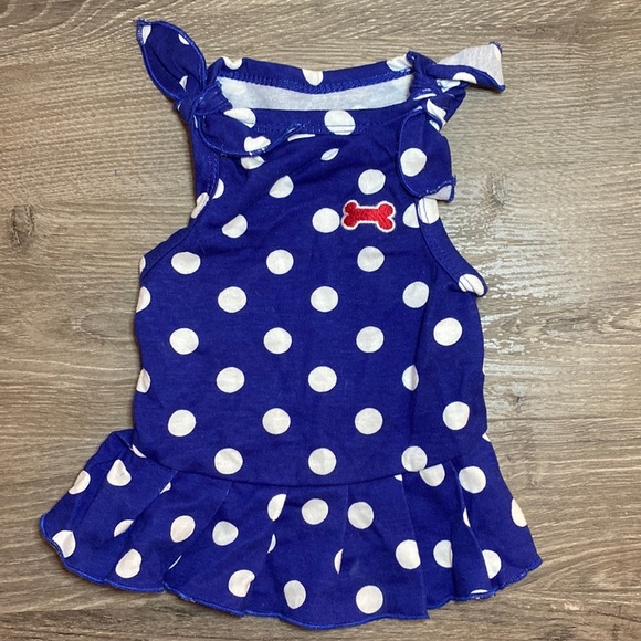 Preppy Polka Dot Dog Dress - Picture 4 of 7